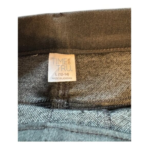 Time and Tru Black Skinny Jeans Women's Size L (12-14) Stretch Denim (2397-15) - Picture 3 of 3